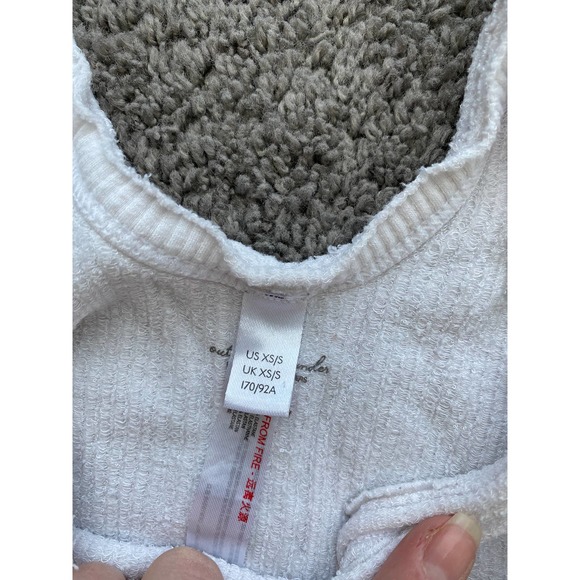 Out From Under by Urban Outfitters white ribbed bra top, size XS/S - Picture 4 of 7